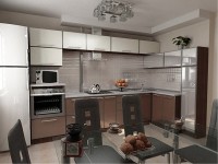 Расположение элементов кухонной мебели